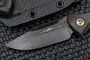 Microtech Socom Alpha Mini Single Edge Black DLC & Carbon Fiber 113M-1DLCCFS