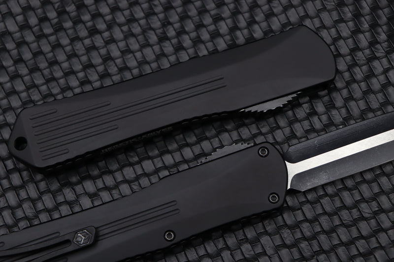 Heretic Knives Manticore X Double Edge Battleworn Black H032-8A