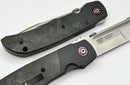 BLEMISH Custom Knife Factory Eagle Rock w/ Black Carbon Fiber & S90V