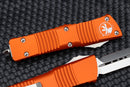 Microtech Combat Troodon Satin Standard Double Edge & Orange 142-4OR