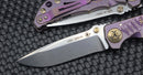 Spartan Blades Harsey Folder 2022 Special Edition Purple Plague Doctor
