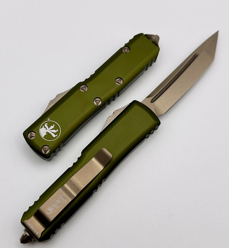 Microtech UTX-85 Tanto Bronze Standard & OD Green 233-13OD