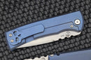 Chaves Knives Redencion 229 Blue Titanium & M390 Drop Point Exclusive