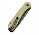 Civivi Elementum Button Lock Olive Green Micarta C2103B