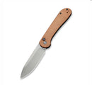 Civivi Elementum Button Lock Brown Micarta C2103D