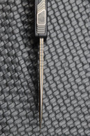 Heretic Knives Colossus Fat Carbon & Baker Forge Damascus Recurve