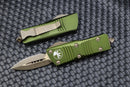 Microtech Troodon Mini D/E Double Edge Bronze Apocalyptic & OD Green 238-13APOD