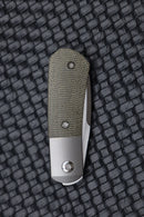 Pena Knives X-Series Micro Apache w/ Green Micarta