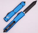 Microtech Ultratech Spartan Black Standard  & Blue 223-1BL