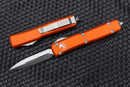 Microtech Ultratech Orange w/ Double Edge Stonewash Standard 122-10OR