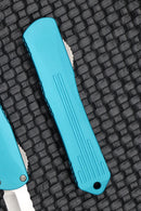 Heretic Knives Manticore S Stonewash Bowie & Turquoise H022B-2A-TQ