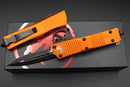 Microtech Troodon Orange w/ Double Edge Black Standard 138-1OR