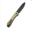 Civivi Elementum Button Lock Olive Green Micarta C2103B