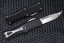 Marfione Hera Prototype Two Tone Diamond Wash Single Edge & Black Handle w/ Two Tone Hardware