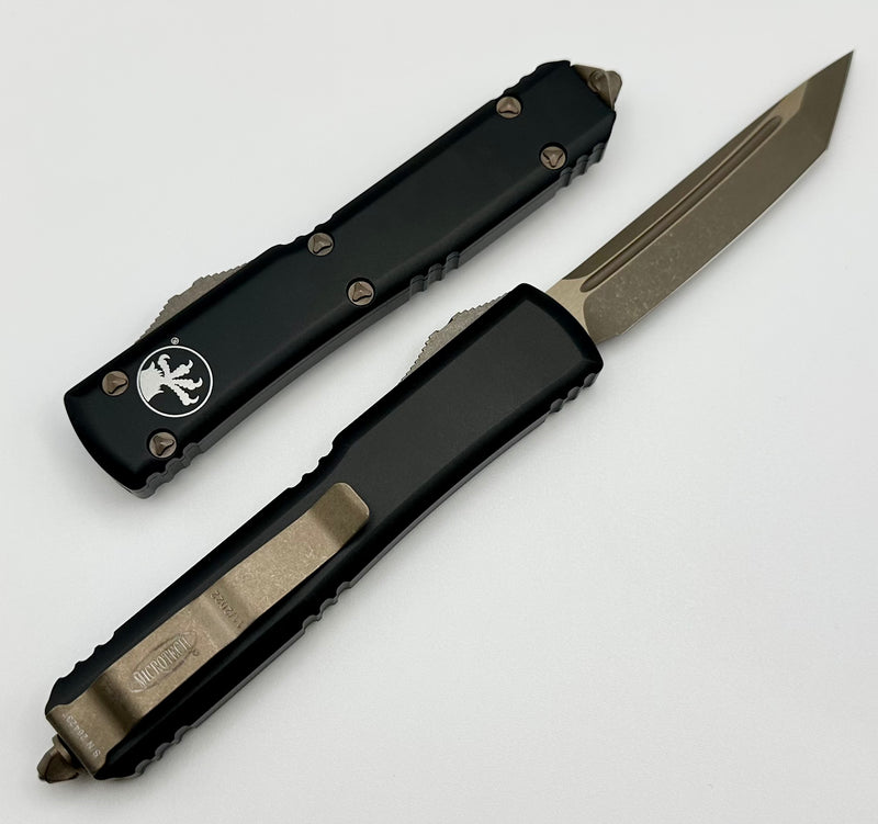 Microtech Ultratech Tanto Bronze Apocalyptic Standard & Black 123-13AP