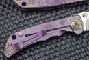 Spartan Blades Harsey Folder 2022 Special Edition Purple Plague Doctor