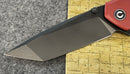 Civivi Brazen Flipper Knife Burgundy G10 Handle (3.46" Black Stonewashed D2 ) C 2023B