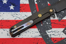 Medford M-48 Red Aluminum Handle w/ PVD Spring & Bronze Hardware/Clip & PVD S35VN