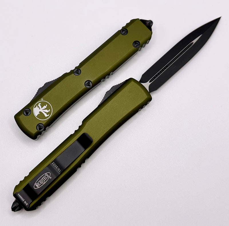 Microtech Ultratech D/E Black Standard OD Green 122-1OD