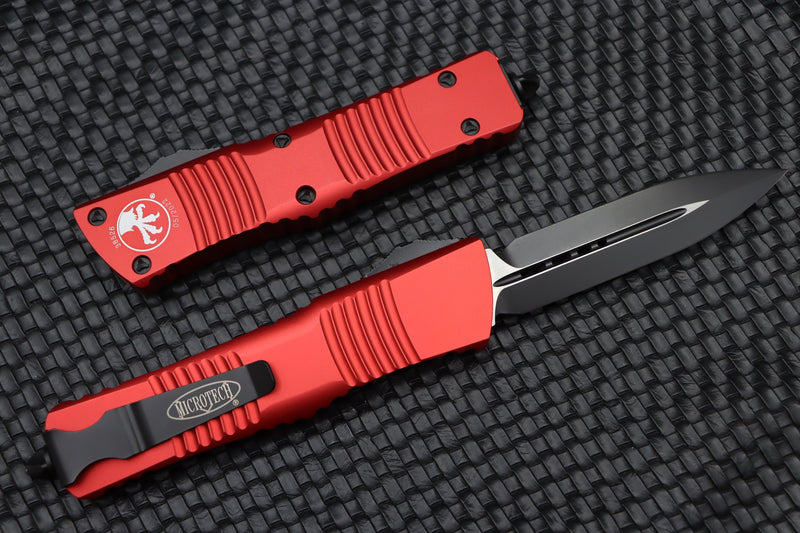 Microtech Combat Troodon D/E Black Standard & Red 142-1RD