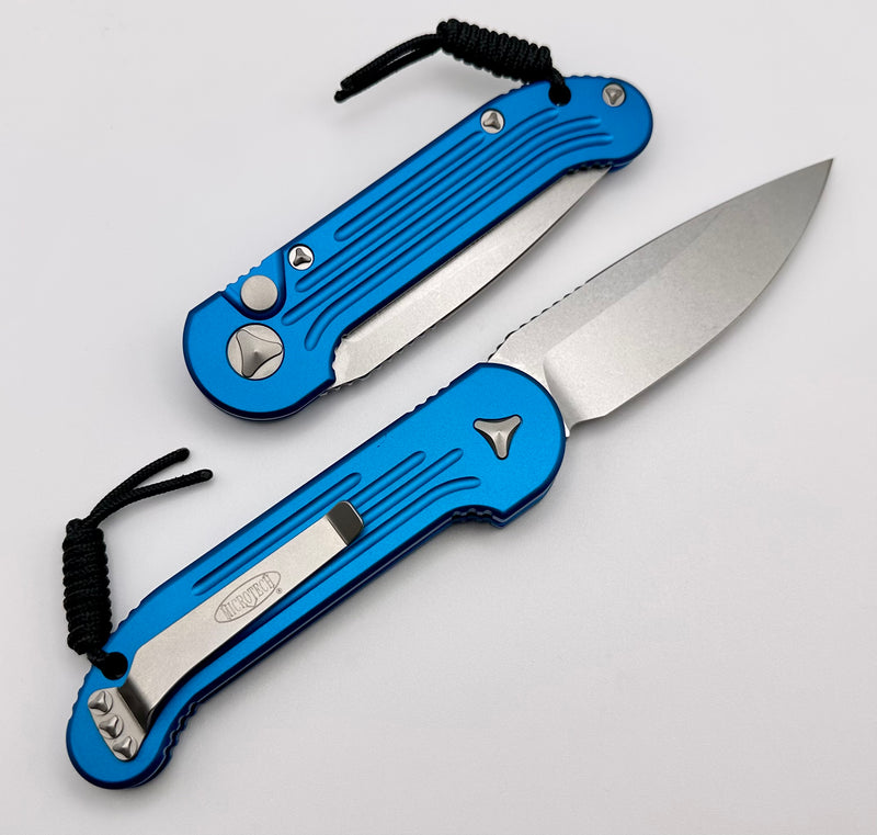 Microtech L.U.D.T Blue & Stonewash 135-10BL