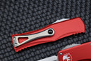 Microtech Hera Double Edge Stonewash Standard & Red 702-10RD