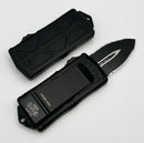 Microtech Exocet Black Tactical Double Edge Double Full Serrated 157-D3T