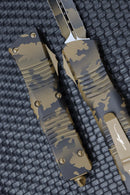 Microtech Combat Troodon Coyote Camo w/ Double Edge Full Serrated Camo  142-3CCS