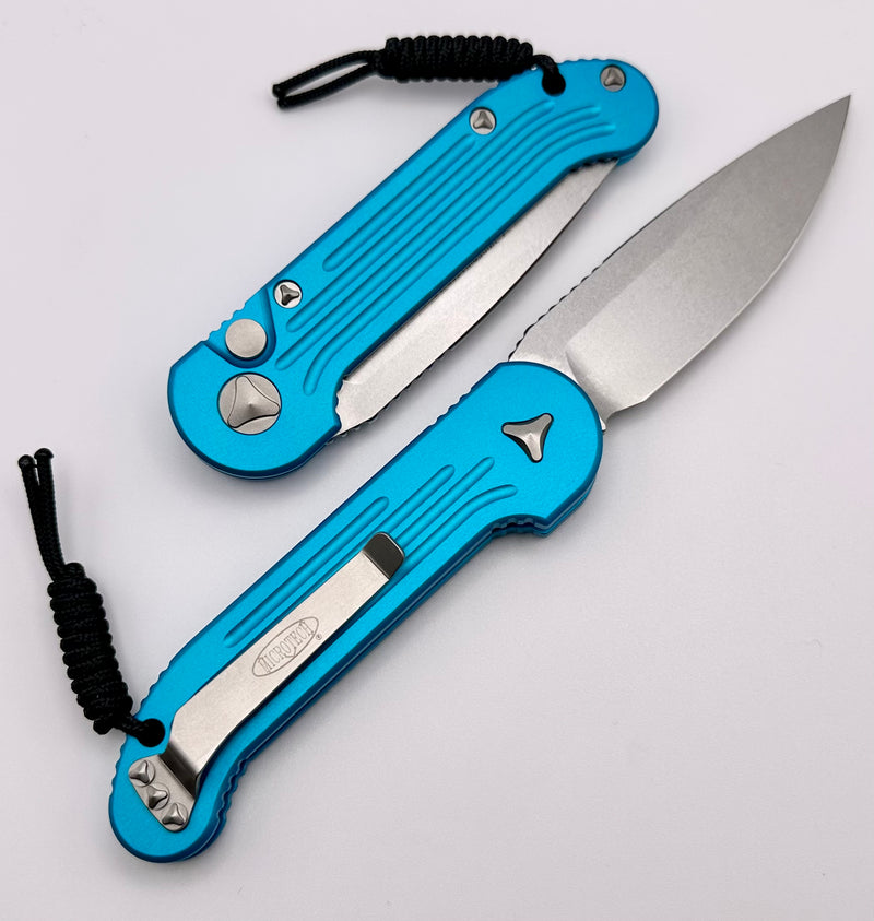 Microtech LUDT Turquoise Stonewash Standard 135-10TQ