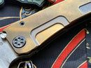 Medford Marauder H S35VN Drop Point Bronze & PVD