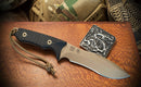 Spartan Blades Ronin Shinto FDE S45 w/ Black Micarta Fixed Blade SB47DEBKNLBK