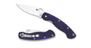 Spyderco Knives Military Dark Blue G-10 & CPM-S110V C36GPDBL