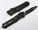 Microtech Combat Troodon OD Green Camo w/ Double Edge Full Serrated Camo  142-3OCS