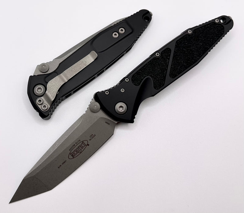 Microtech Socom Elite Tanto Edge Manual Black Apocalyptic Standard 161-10AP