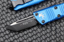 Microtech Troodon Mini Tanto Edge Black Standard & Blue 240-1BL