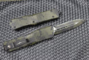 Microtech Combat Troodon OD Green Camo w/ Double Edge Full Serrated Camo  142-3OCS