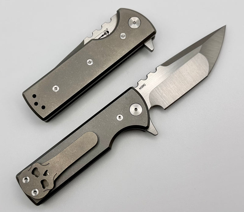 Chaves Knives T.A.K Ambidextrous Knife TAK Tanto Titanium