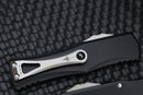 Marfione Hera Prototype Two Tone Diamond Wash Single Edge & Black Handle w/ Two Tone Hardware