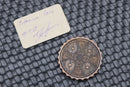 Custom Knife Factory Shield Titanium Engraved Coin