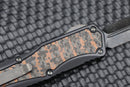 Heretic Knives Colossus Vegas Forge DLC Razor Wire Damascus & Snakeskin Cooper Fat Carbon