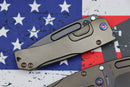 Medford Knife Slim Midi Drop Point PVD S35 & PVD Handles w/ Flamed Hardware & Brushed/Flamed Clip
