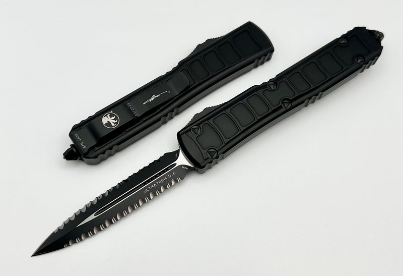 Microtech Ultratech 2 II Tactical Double Full Serrated Signature Series 122II-D3TS