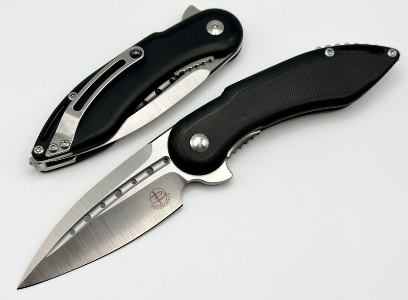 Begg Knives Mini Glimpse Black G-10 & D2 BG005