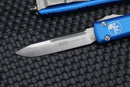 Microtech Ultratech Blue & Single Edge Satin Standard 121-4BL