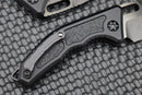 Heretic Knives Medusa Tanto Black DLC Tactical