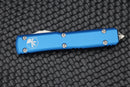 Microtech Ultratech Tanto Satin Standard & Blue 123-4BL
