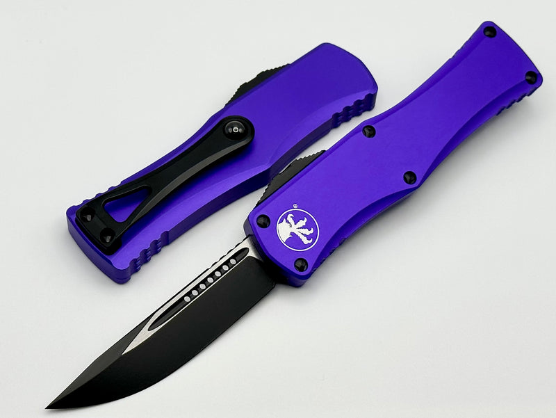 Microtech Hera Single Edge Black Standard & Purple 703-1PU