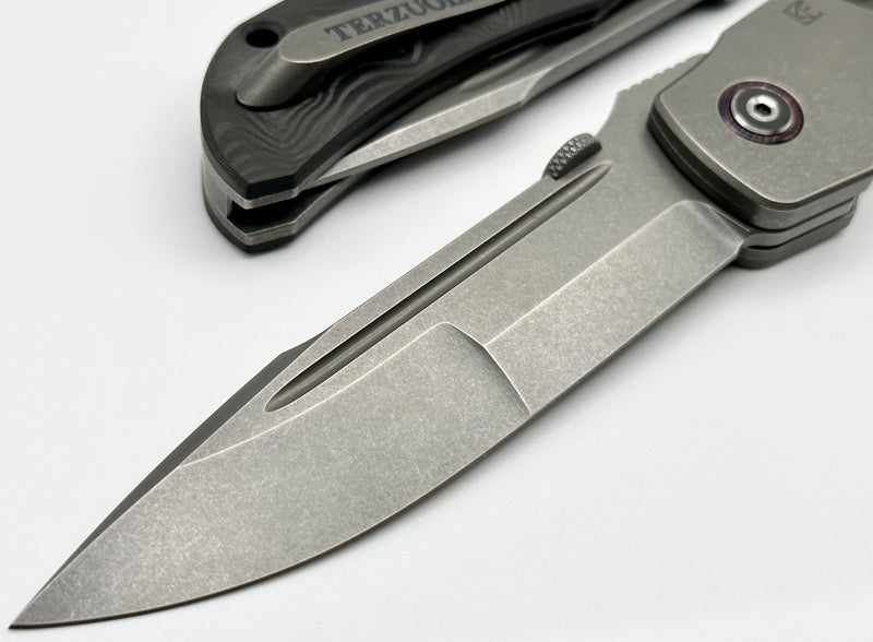 Custom Knife Factory Eagle Rock w/ Black Carbon Fiber & S110V
