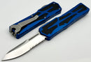 Heretic Knives Colossus Single Edge Serrated Magnacut & Blue Handle H039-2B-BLU