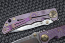 Spartan Blades Harsey Folder 2022 Special Edition Purple Plague Doctor